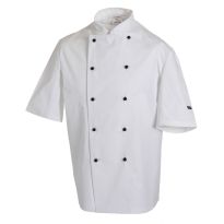 Dennys Removable Stud Short Sleeve Chef's Jacket