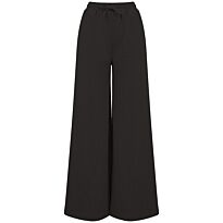 Women's sustainable fashion wide leg joggers