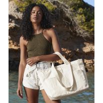 Westford Mill Double-handle cargo pocket tote