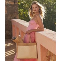 Westford Mill Cotton pocket jute shopper