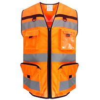 Hi-vis ripstop tool vest