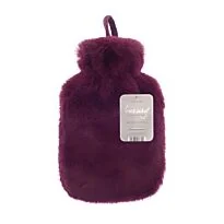 Super luxury faux fur hot water bottle and cover