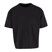 Cropped oversize tee