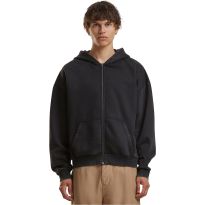 Build Your Brand Vintage heavy zip hoodie