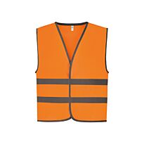 Hi-vis reflective border kids waistcoat
