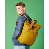 Bagbase Recycled Twin Handle Roll-Top Laptop Backpack