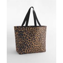 Bagbase Leopard Print Carryall Tote Bag