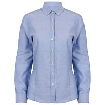 Women's modern long sleeve Oxford shirt