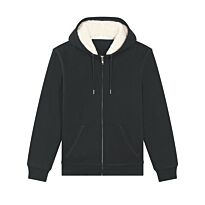 Unisex Hygger sherpa zip-through sweatshirt