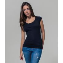 Build Your Brand Women's back cut tee