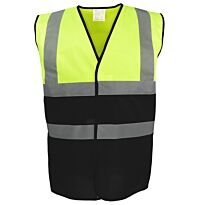 Hi-vis two-tone waistcoat