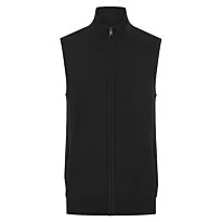 Sleeveless zip-through jumper
