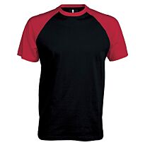 Baseball Short-sleeved two-tone T-shirt