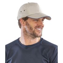 Result Headwear Printers plush cotton 5-panel cap
