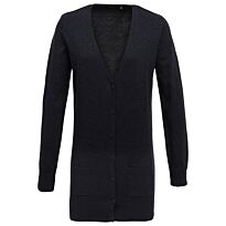 Women's longline knitted cardigan