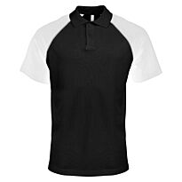Polo baseball contrast polo shirt