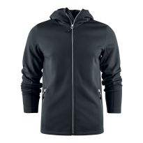 Printer Red Layback Full Zip Hoodie