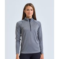 Women's TriDri® long sleeve performance ¼ zip