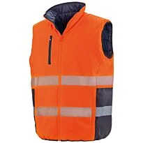 Reversible soft padded gilet