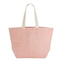 Soft washed jute beach bag