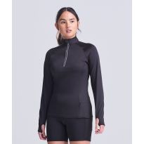 AWDis Just Cool Women's Cool Flex long half-zip top