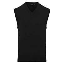 Sleeveless knitted sweater