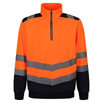 Pro hi-vis ¼-zip sweatshirt