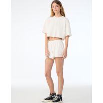 Bella Women's Heavyweight Washed Cropped Tee
