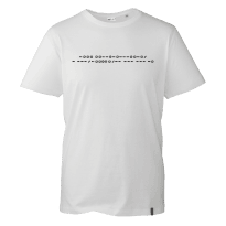 BTC To The Moon Morse Code Tee