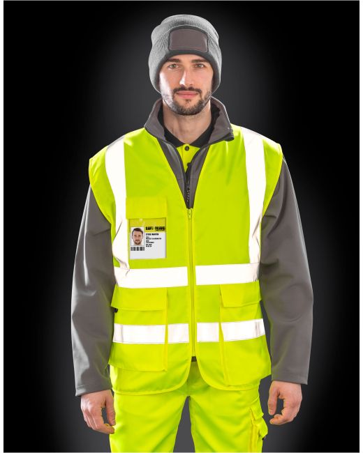 WORK-GUARD by Result Heavy Duty Polycotton Security Vest