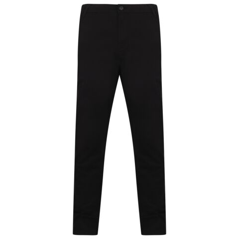 Stretch chinos with flex waistband