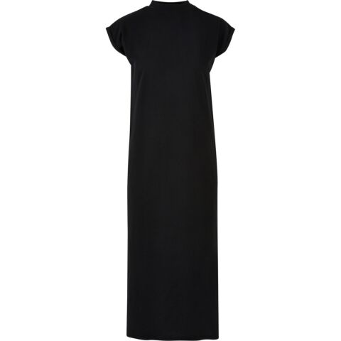 Women’s long extended shoulder dress