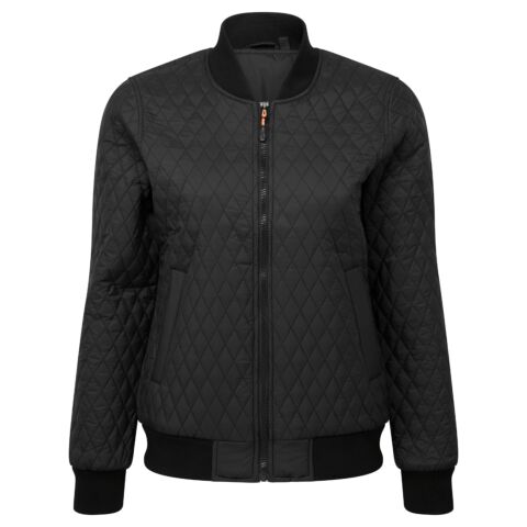 Women's quilted flight jacket