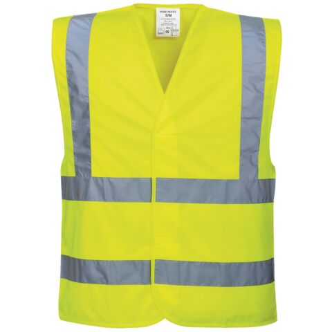 Hi-vis two-band-and-brace vest