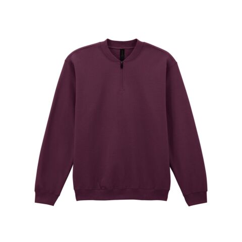 Softstyle™ midweight adult fleece 1/4-zip sweatshirt