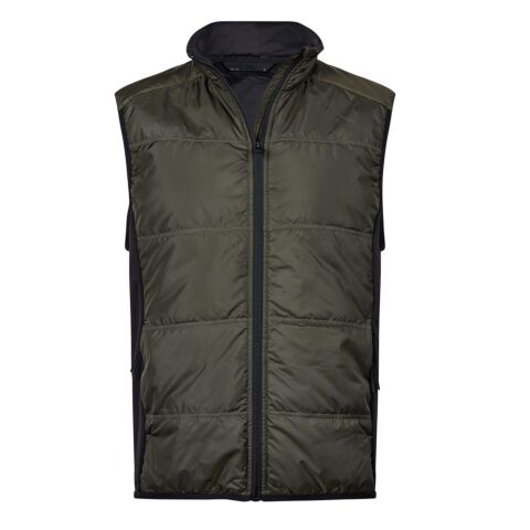 Hybrid-stretch bodywarmer