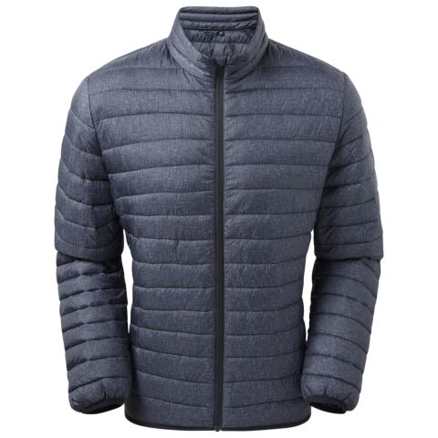 Melange padded jacket