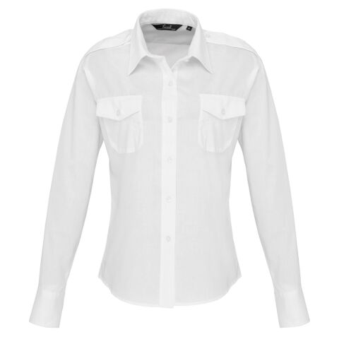 Women's long sleeve pilot shirt