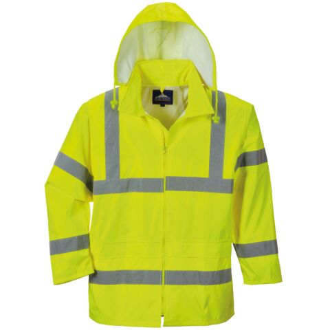 Hi-vis rain jacket