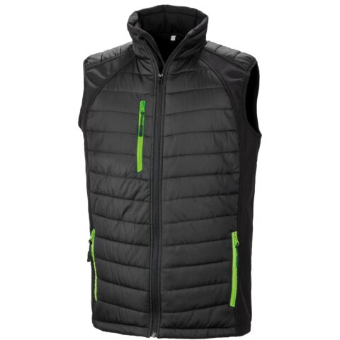 Compass padded softshell gilet
