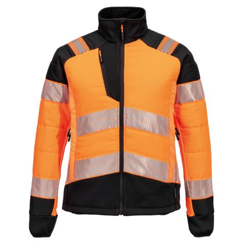 Women’s PW3 Hi-vis hybrid baffle jacket