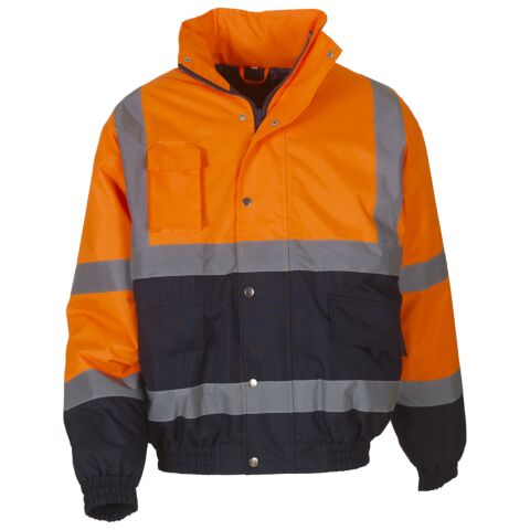 Hi-vis two-tone bomber jacket