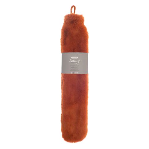 Super luxury faux fur long hot water bottle and cover