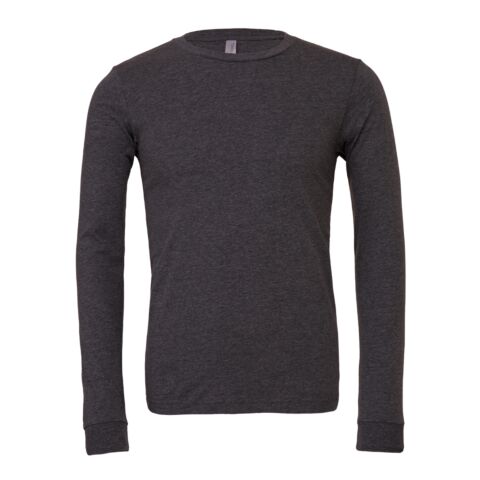 Unisex heather CVC long sleeve t-shirt