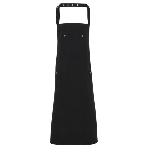 Chino cotton bib apron