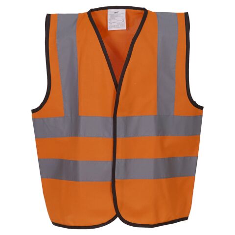 Kids hi-vis 2 b&b waistcoat