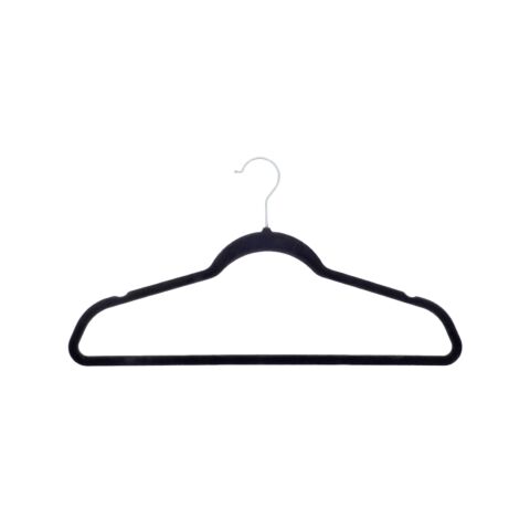 Velvet-effect coat hangers 25-pack