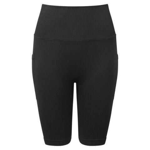 Women’s TriDri ribbed seamless '3D Fit' cycle shorts