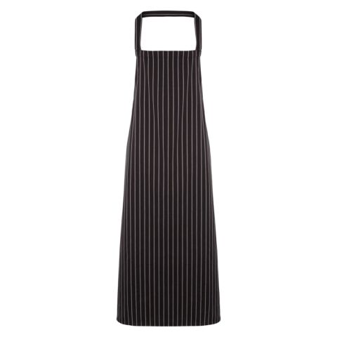 Striped bib apron