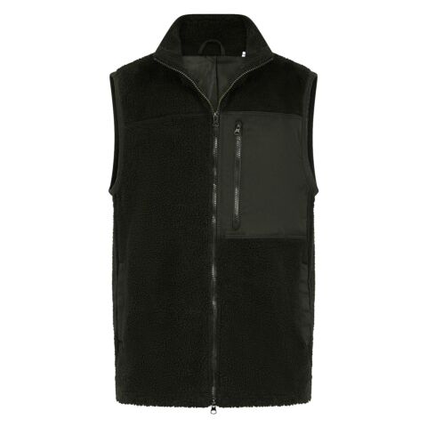 Recycled sherpa gilet
